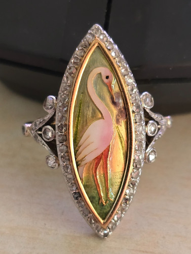 Ancienne bague 18k - or,