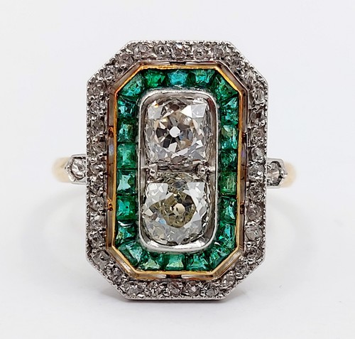 Bague marquise art deco 18k - marquise,