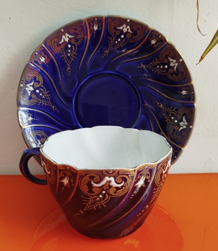 Tasse déjeuner ancien - ancien, en