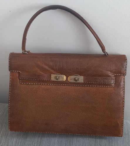 Sac main cuir de reptile - a, en